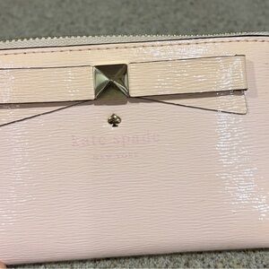 Kate Spade Blush Pink Wallet  with Bow